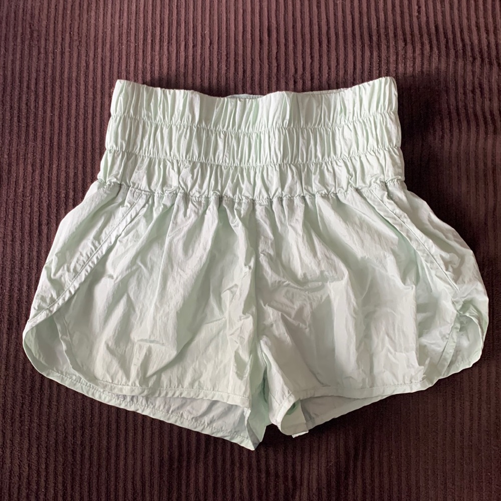 FP Movement lime The Way Home shorts